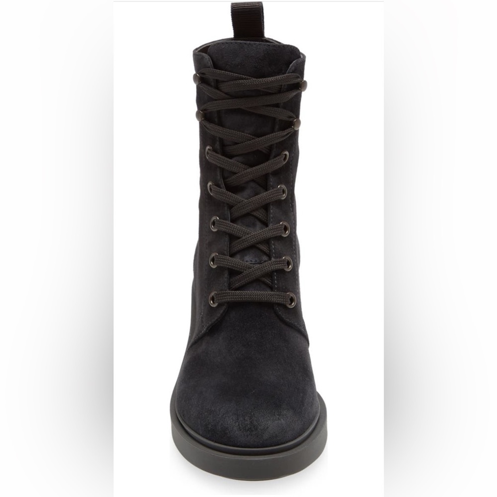 Gianvito Rossi Foster Combat Suede Ankle Boots - Picture 4 of 7